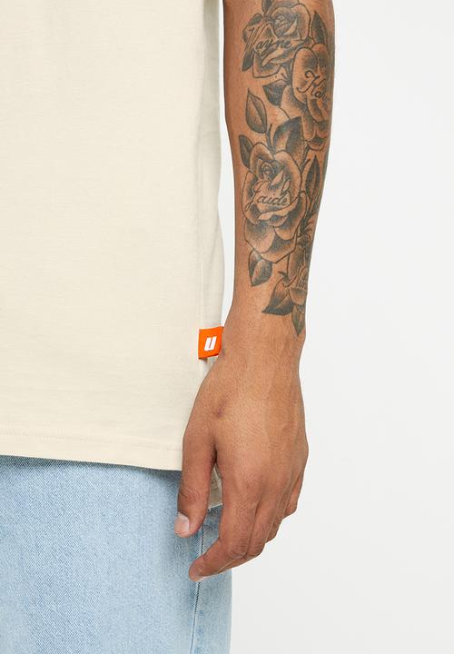 urban° - Urban oversized print  tee - bone