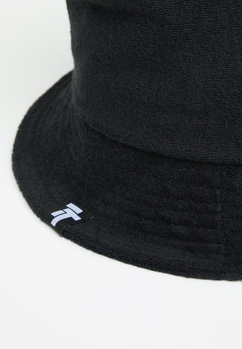 Tom Tom - Towelling bucket hat - black