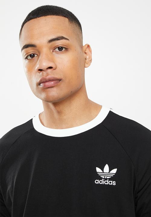 adidas Originals - 3-stripes long sleeve tee - black
