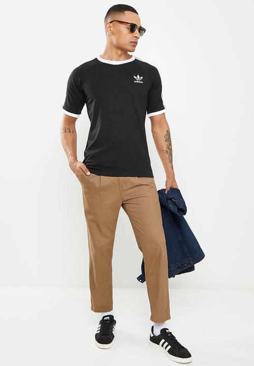 adidas Originals - 3-stripes tee m - black