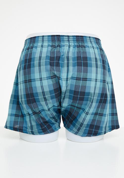 Jockey - 2 pack woven boxers - multi