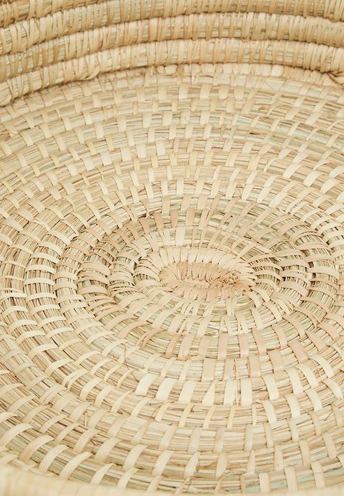Paarl Basket - Natural round tray - natural