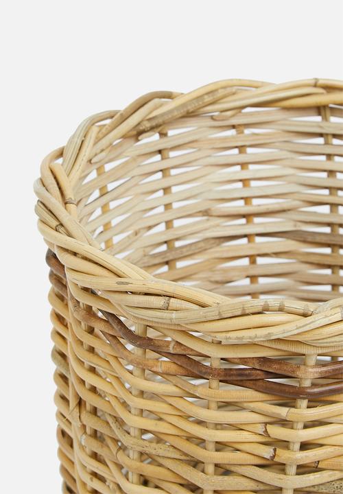Paarl Basket - Round pot plant basket - natural