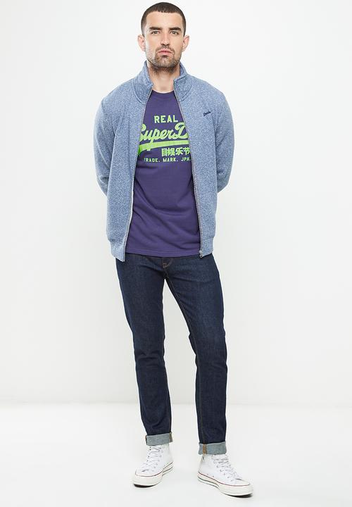 Superdry. - Vl T-shirt - frontier blue