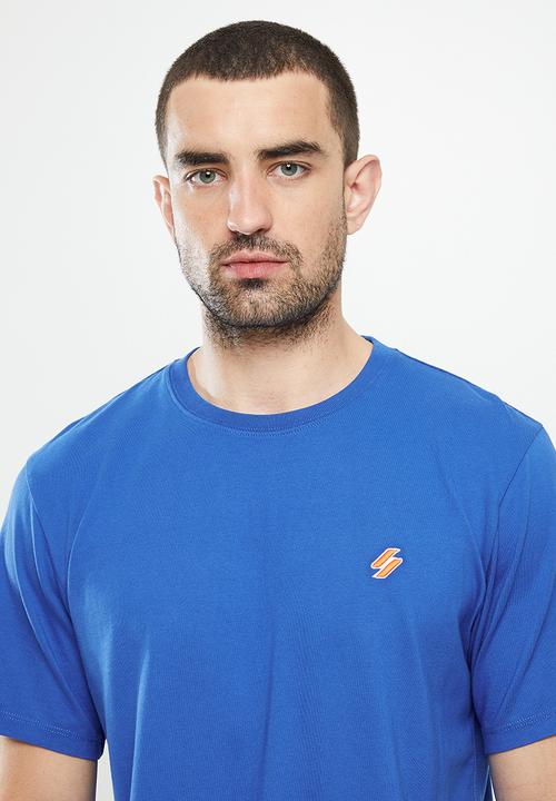 Superdry. - Superdry code essential tee - royal