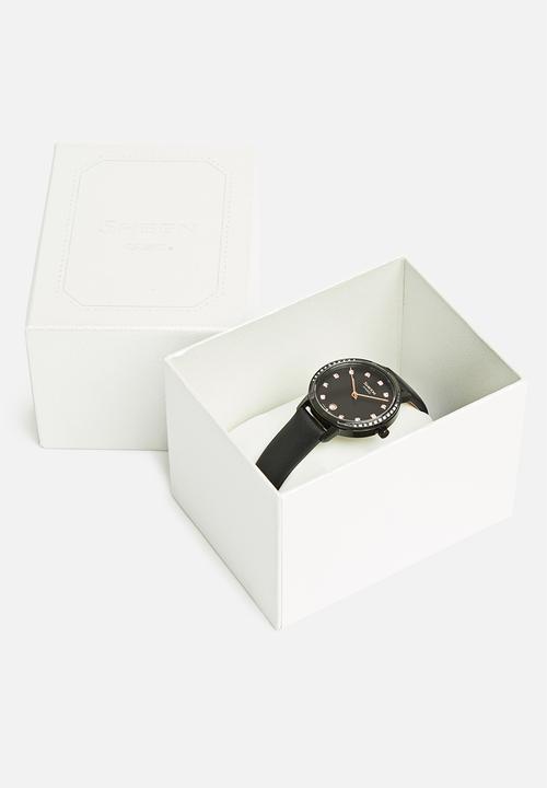 Casio - Sheen leather - black