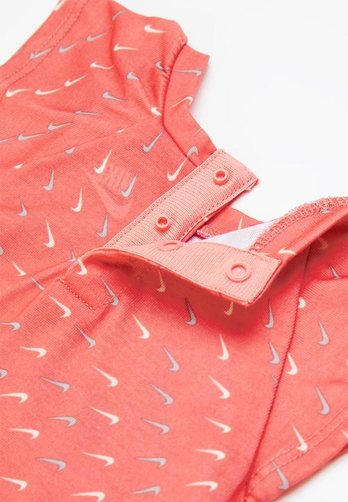 Nike - Nike girls essentials + dress - pink & light grey 