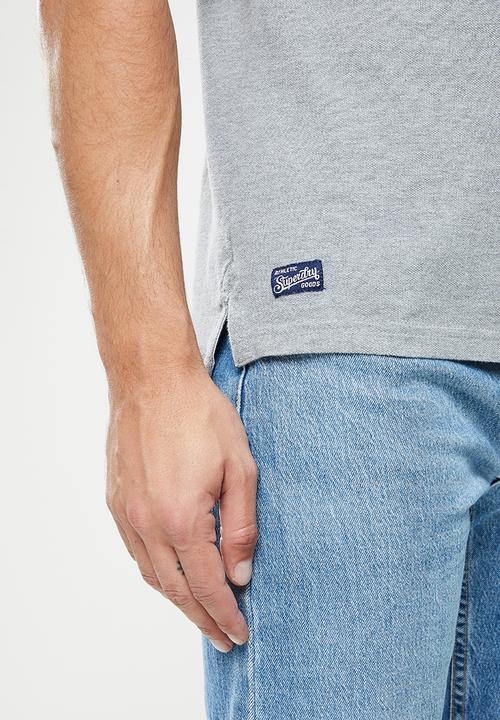 Superdry. - Superstate polo - grey marl