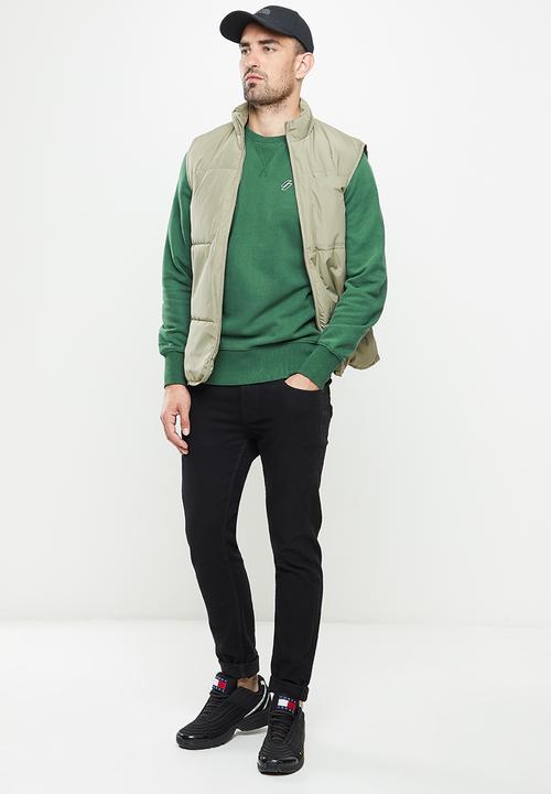Superdry. - Superdry code essential crew - dark green