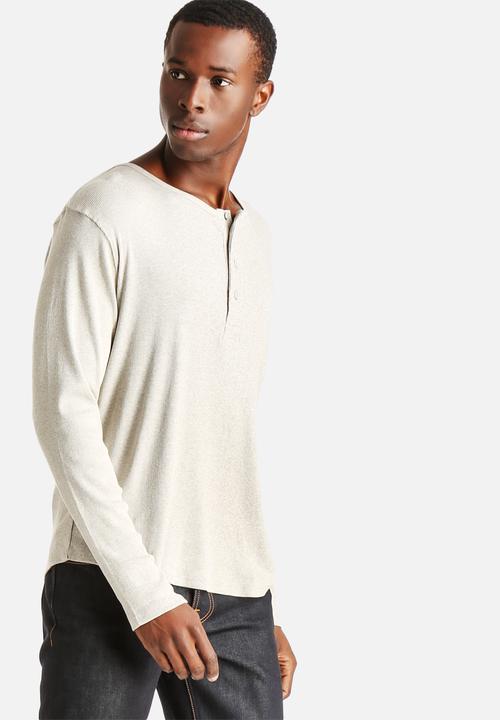 NUDIE - Henley Rib Backbone