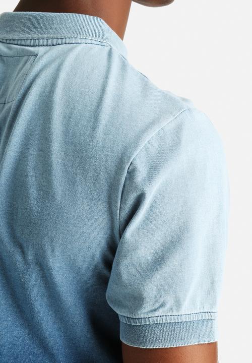 Native Youth - Dip Dye Indigo Polo