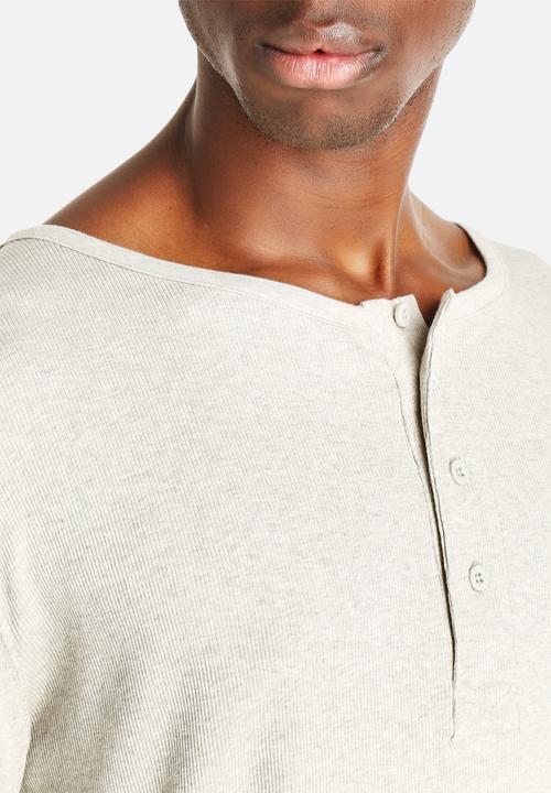 NUDIE - Henley Rib Backbone