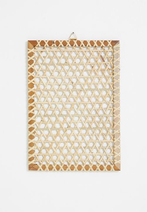 Sixth Floor - Rattan peg board - natural