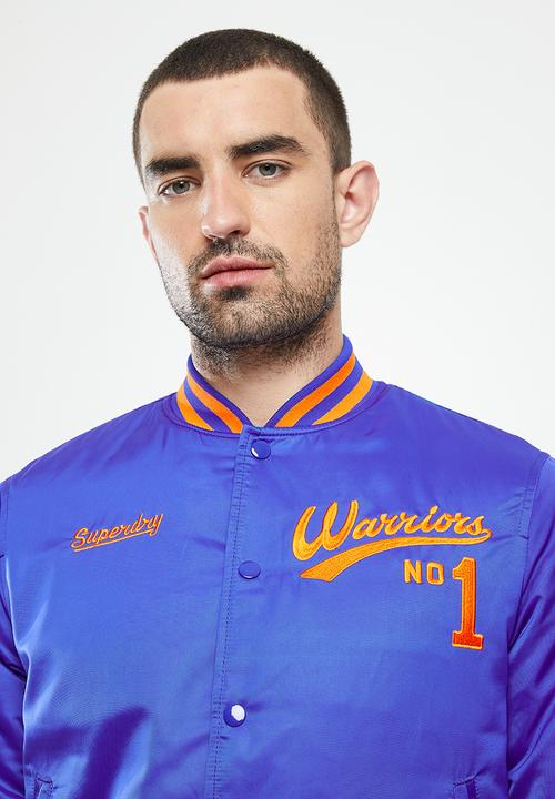Superdry. - Varsity bomber - mazarine blue