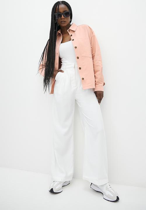 Superbalist - Twill overshirt - pink