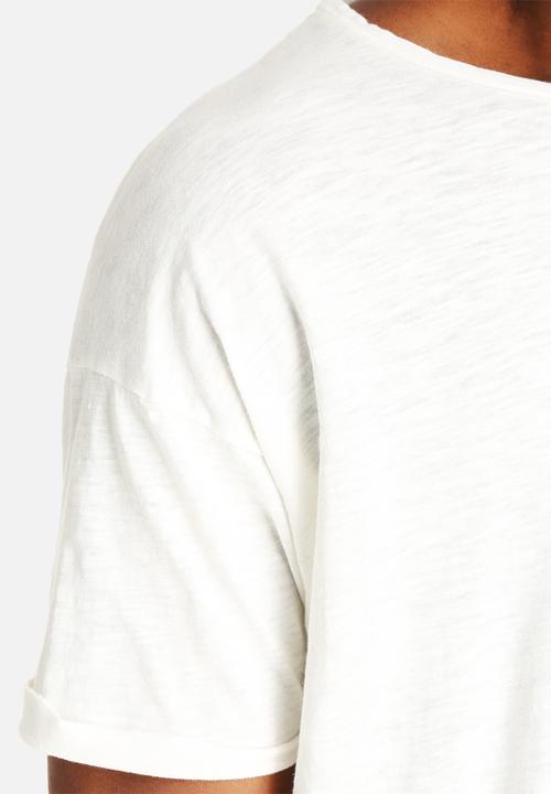 NUDIE - Raw Hem T-shirt Slub