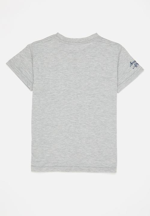 Quiksilver - South africa missions short sleeve tee boy - grey heather