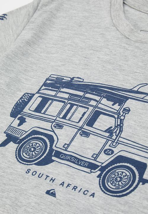 Quiksilver - South africa missions short sleeve tee boy - grey heather