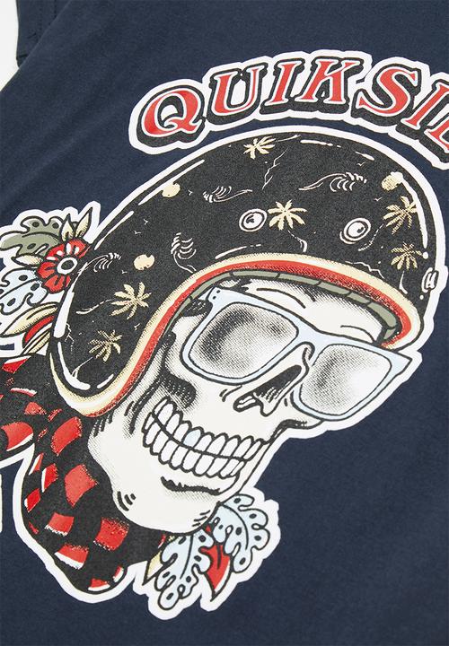 Quiksilver - Skull trooper short sleeve youth - navy blazer