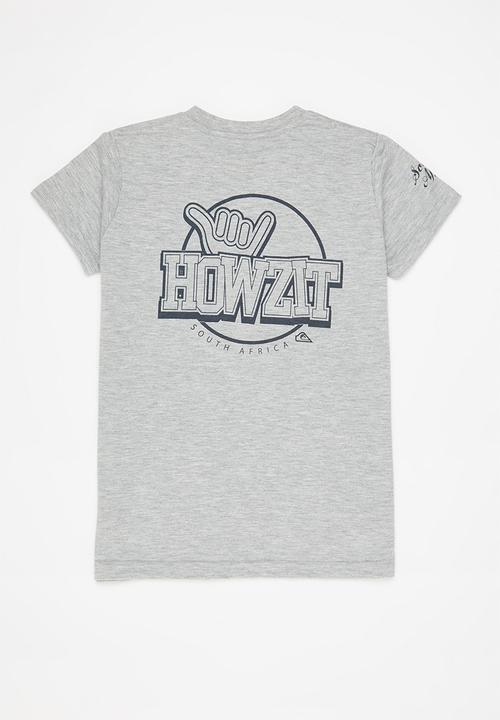 Quiksilver - Everybodys in short sleeve tee youth - grey heather