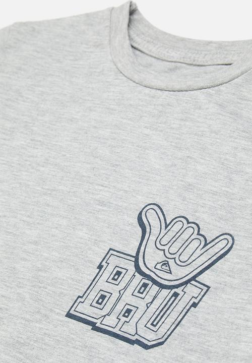 Quiksilver - Everybodys in short sleeve tee youth - grey heather