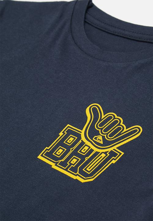 Quiksilver - Everybodys in short sleeve tee boy - navy blazer