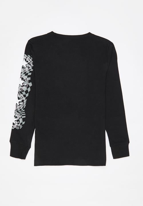 Converse - Converse warped logos - black