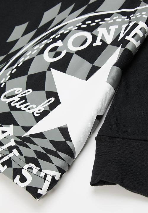 Converse - Converse warped logos - black