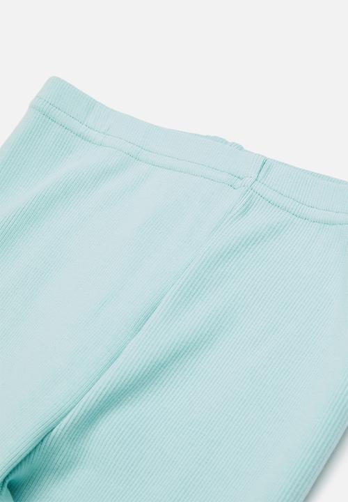 Superbalist Kids - Long length sweat top and legging set - milk & aqua