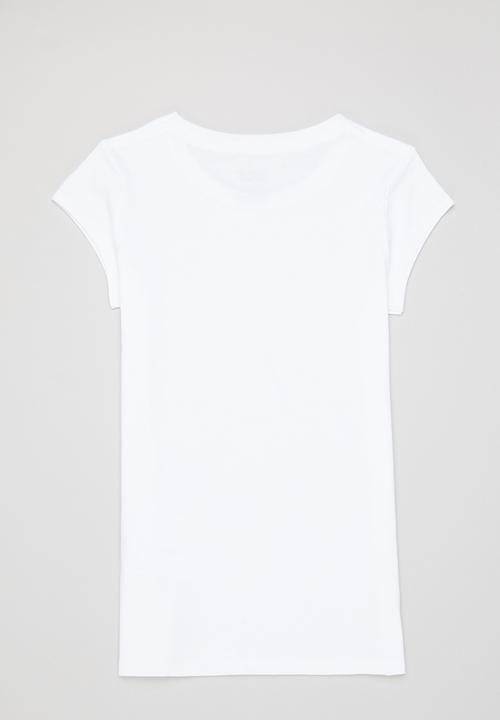 Levi’s® - Levi's girls basic tee shirt with poster - white
