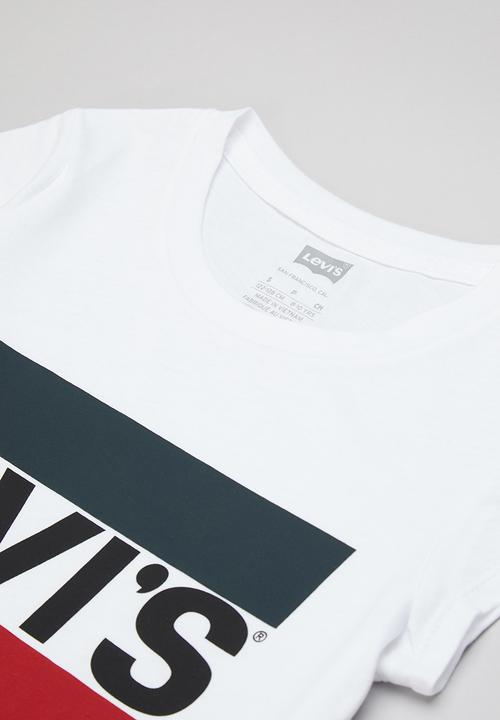 Levi’s® - Levi's girls sportswear logo tee - white
