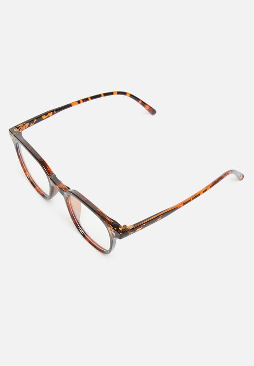 Superbalist - Laney blue light glasses - brown & black