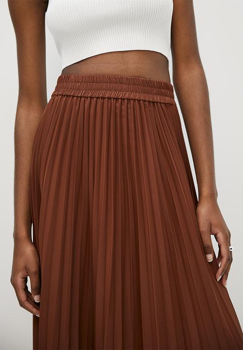 Superbalist - Maxi pleat  - choc