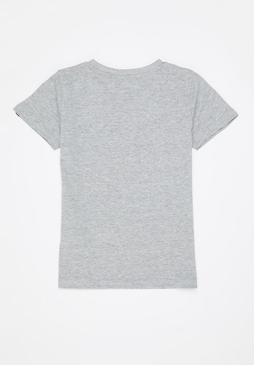 MINOTI - Teen boys respect T-shirt - grey 