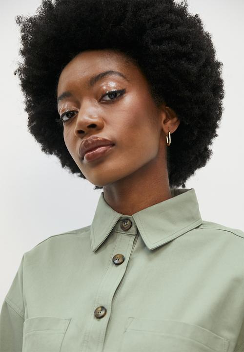 Superbalist - Twill overshirt -  sage olive