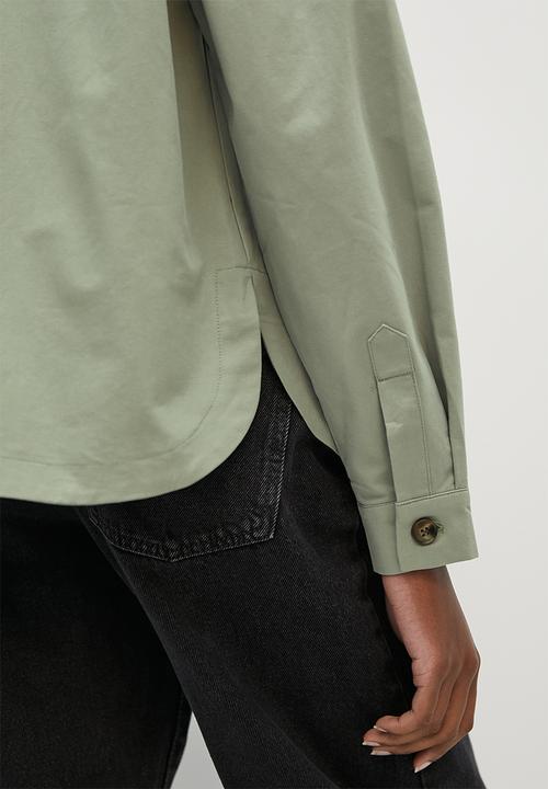 Superbalist - Twill overshirt -  sage olive