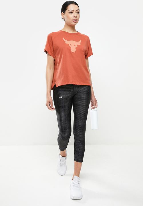Under Armour - Project rock bull short sleeve - heritage red