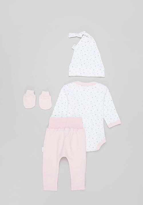 Little Lumps - Star layette set - pink