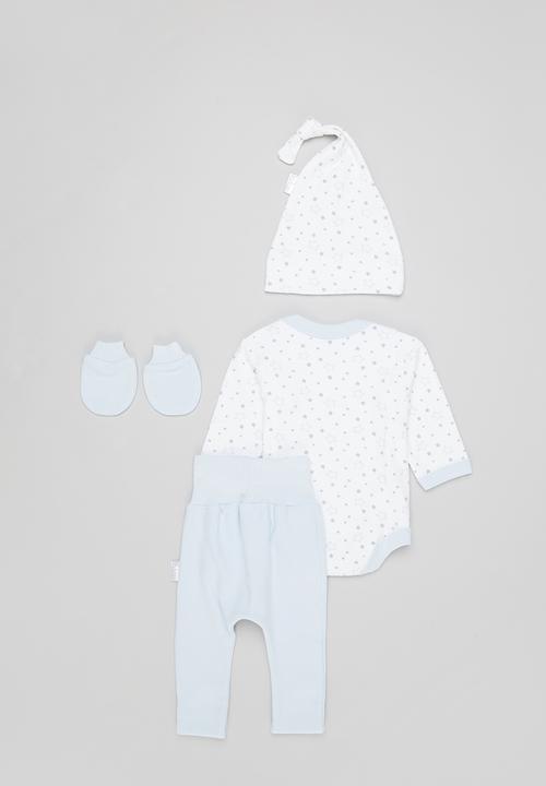 Little Lumps - Star layette set - blue