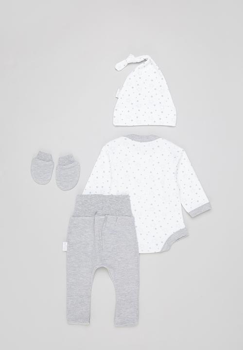 Little Lumps - Star layette set - grey