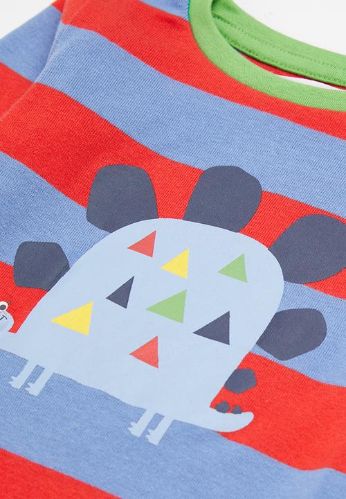 MINOTI - 2-pack dino stripe pyjama set - multi