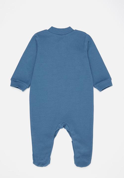Pop Candy - Boys 2 pack long sleeve sleepsuit - blue & navy
