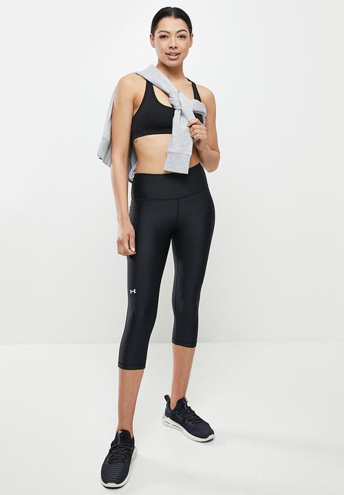 Under Armour - Armour hi capri - black & white