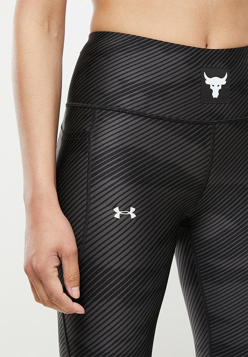 Under Armour - Project rock heat gear ankle leggings - black