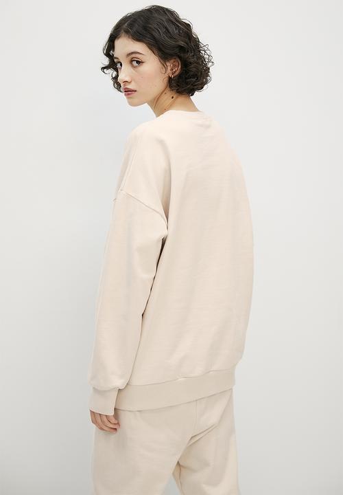Superbalist - Slouch crew neck - sand