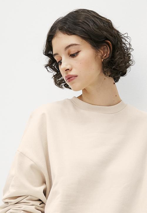 Superbalist - Slouch crew neck - sand