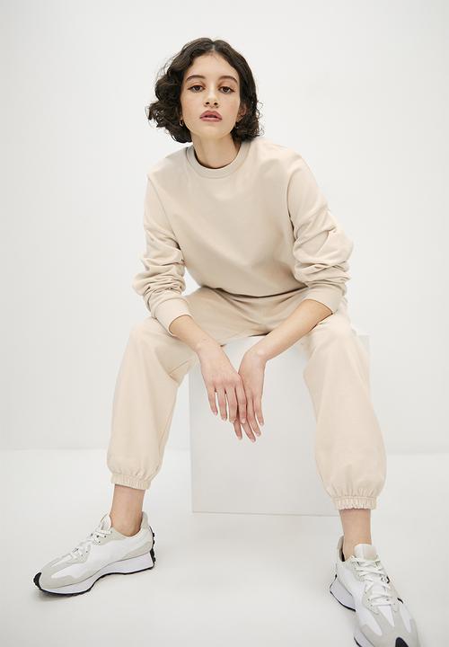 Superbalist - Slouch crew neck - sand