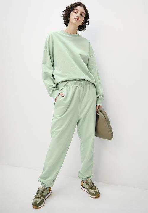 Superbalist - Slouch crew neck - dusty sage