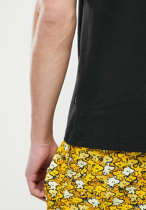 Converse - Converse x peanuts pocket T-shirt - black