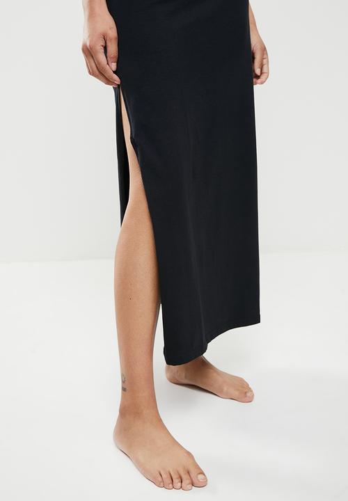 STRONG by T-Shirt Bed Co. - Maxi skirt - raven